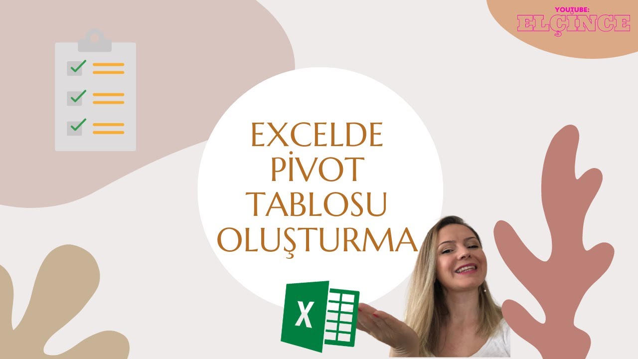 EXCEL PİVOT TABLO OLUŞTURMA – PIVOT TABLE (Yeni başlayanlar için uygundur)