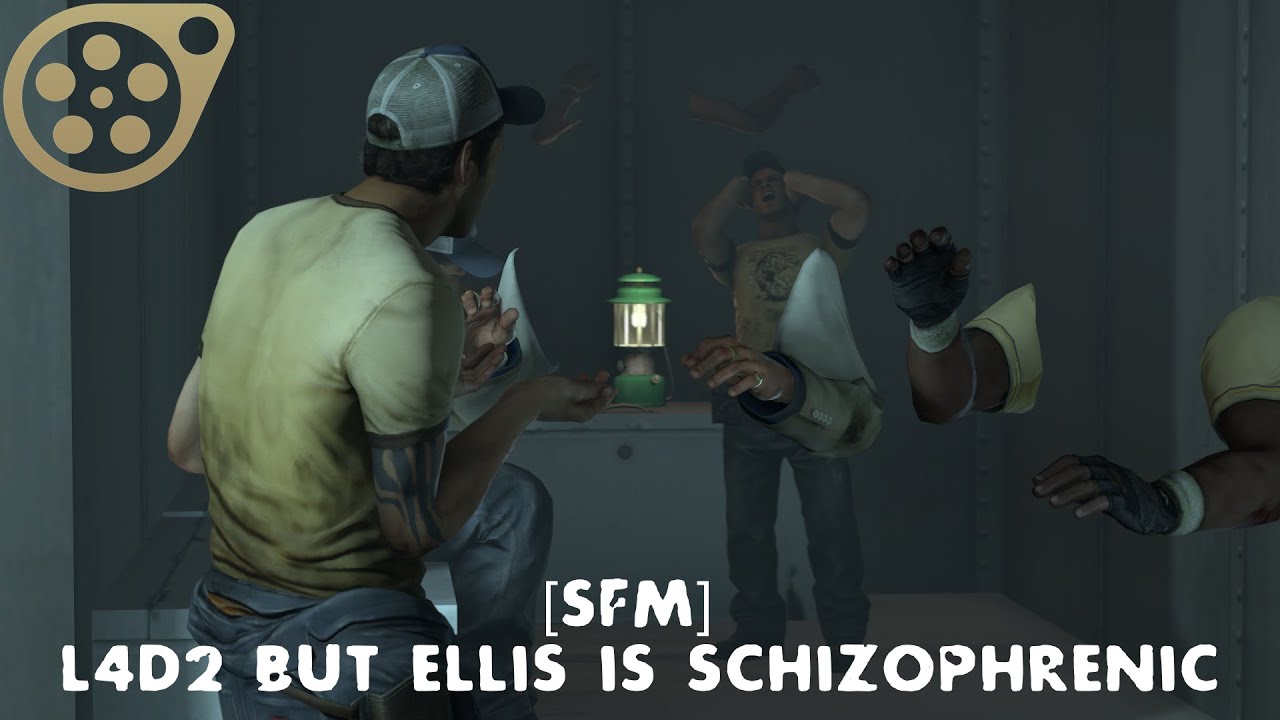 [SFM] Left 4 dead 2 but Ellis is Schizophrenic
