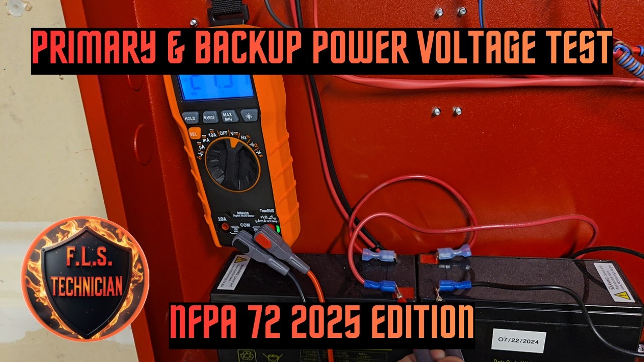 Potter IPA-4000 | How to do AC/DC Voltage Testing | NFPA 72 2025 Edition
