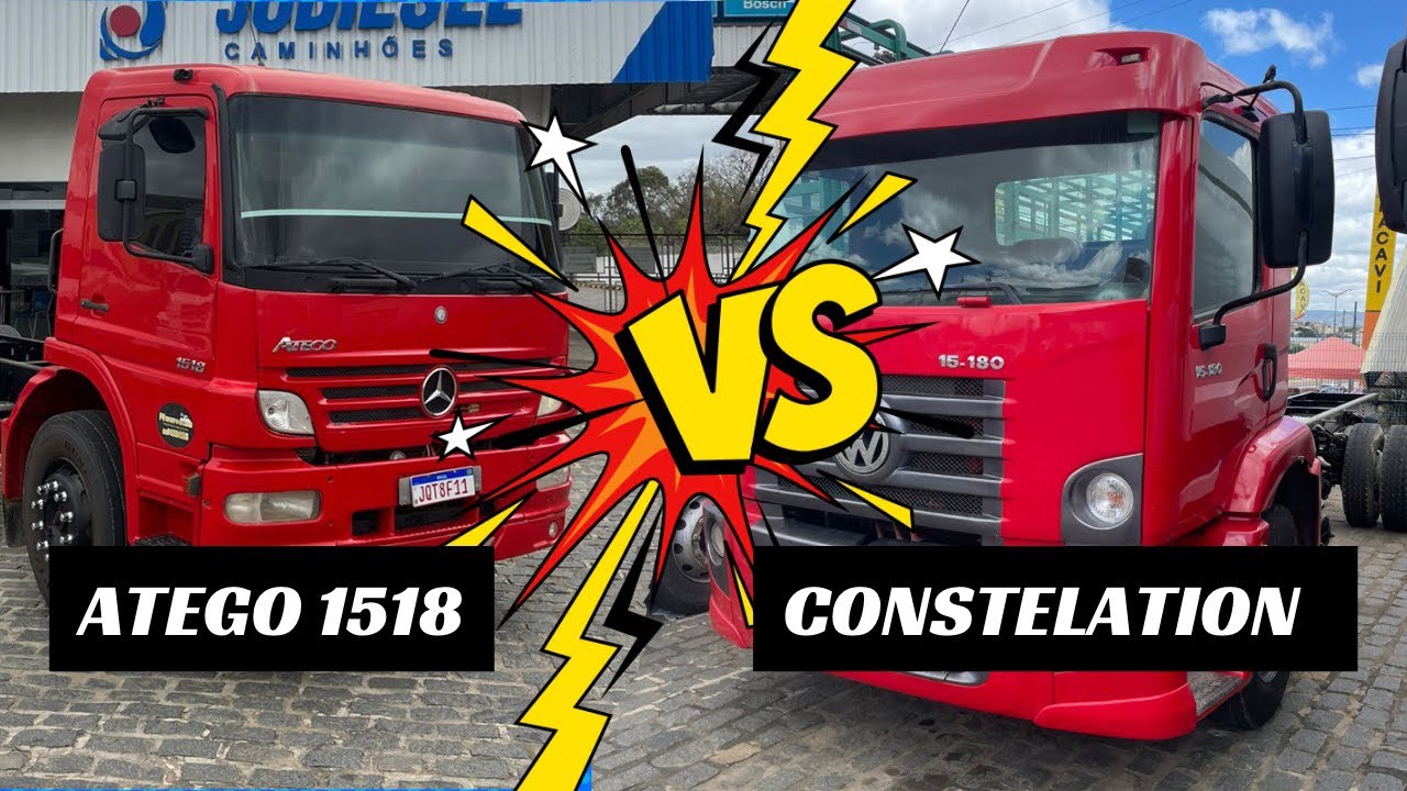 Caminhão Constellation 15180 VS Atego 1518, qual você prefere?