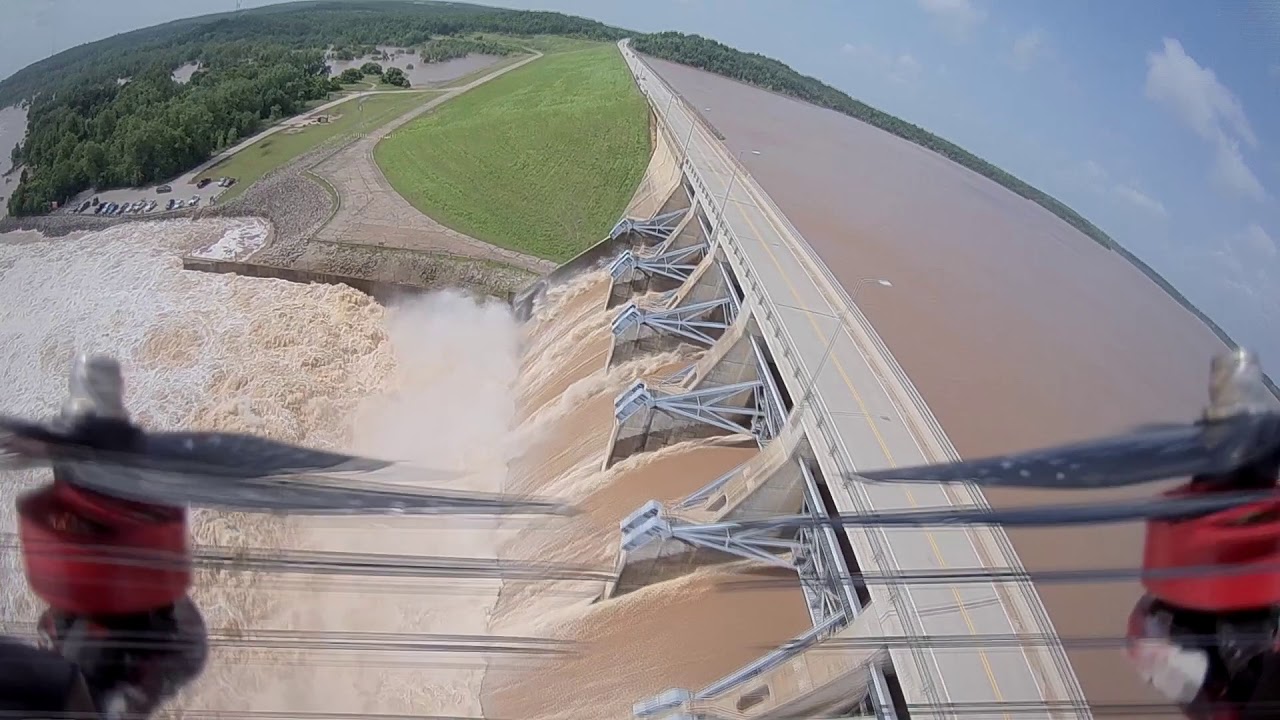 Keystone Dam Water Release - Update 5/23/2019 - All Floodgates Open