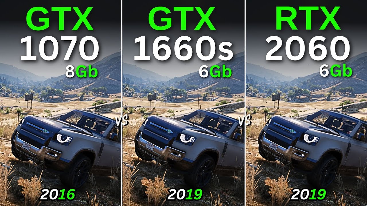 GTX 1070 vs GTX 1660s vs RTX 2060 in latest games | 1080p (2025)