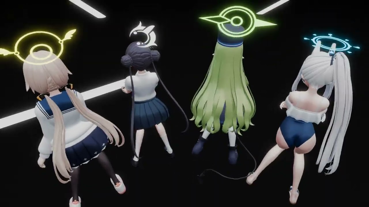 [blue archive mmd] Pac Baby / ghost dance