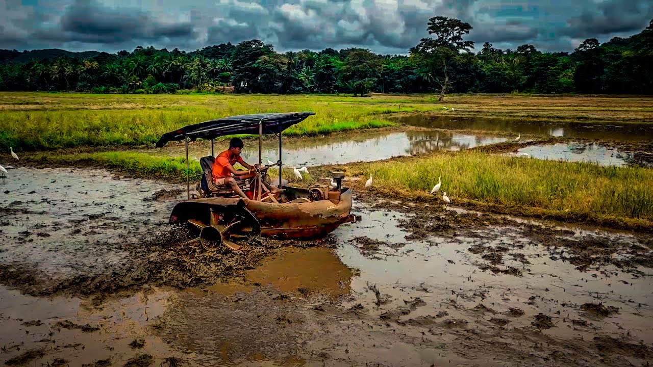 Boat Tractor | Hướng dẫn sử dụng máy cày thuyền | Tractor