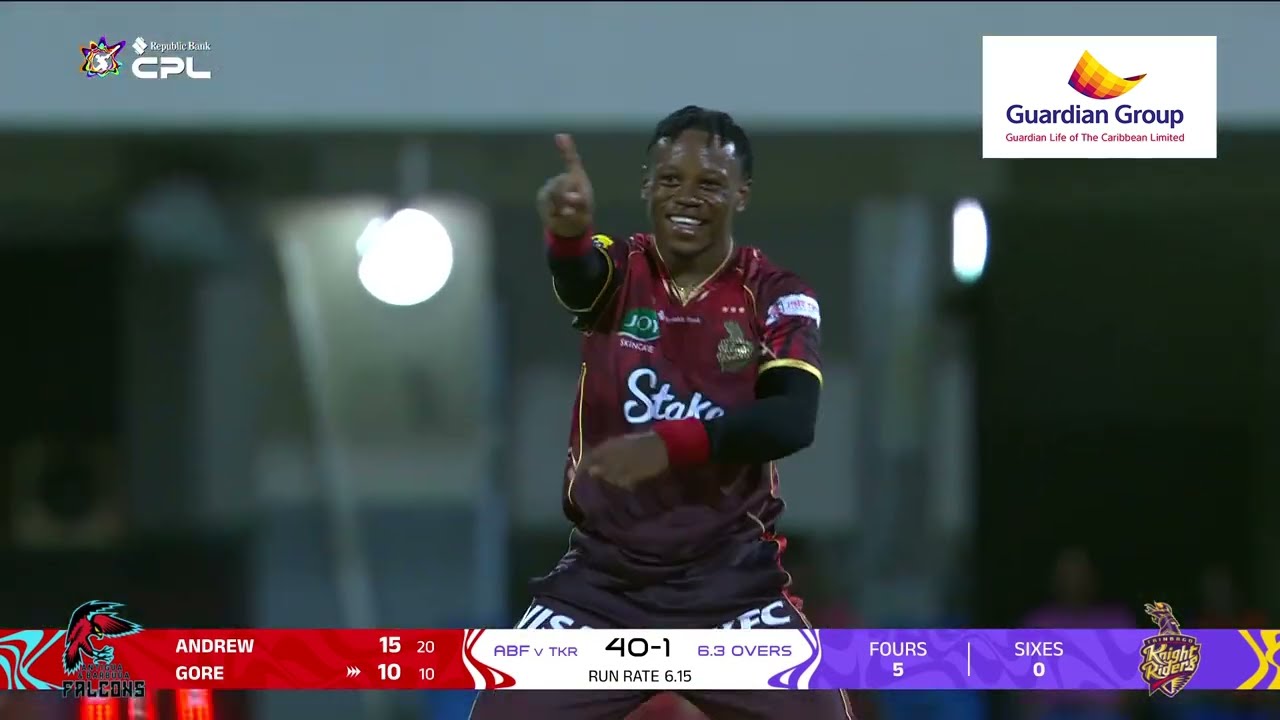 Jewel Andrew's INCREDIBLE Wicket! | CPL 2025