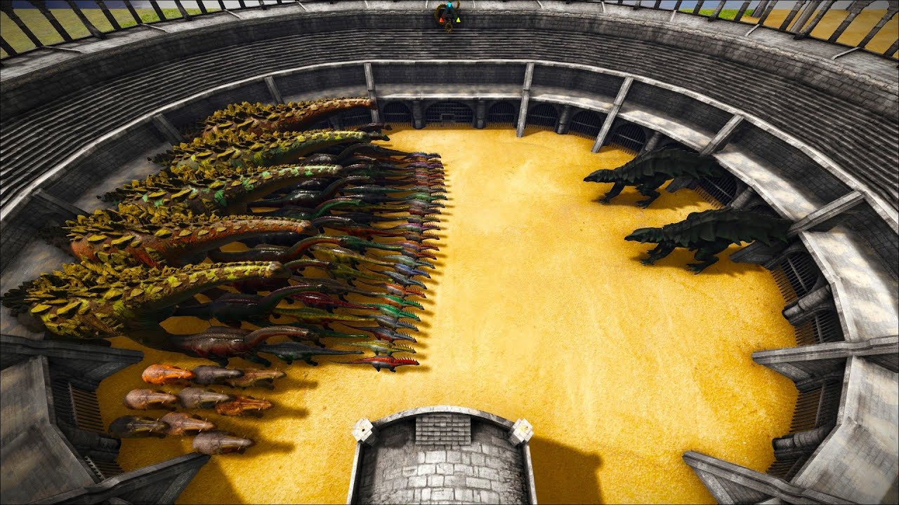 THE BIGGEST ARK HERBIVORES vs TITAN OF IGUANONT