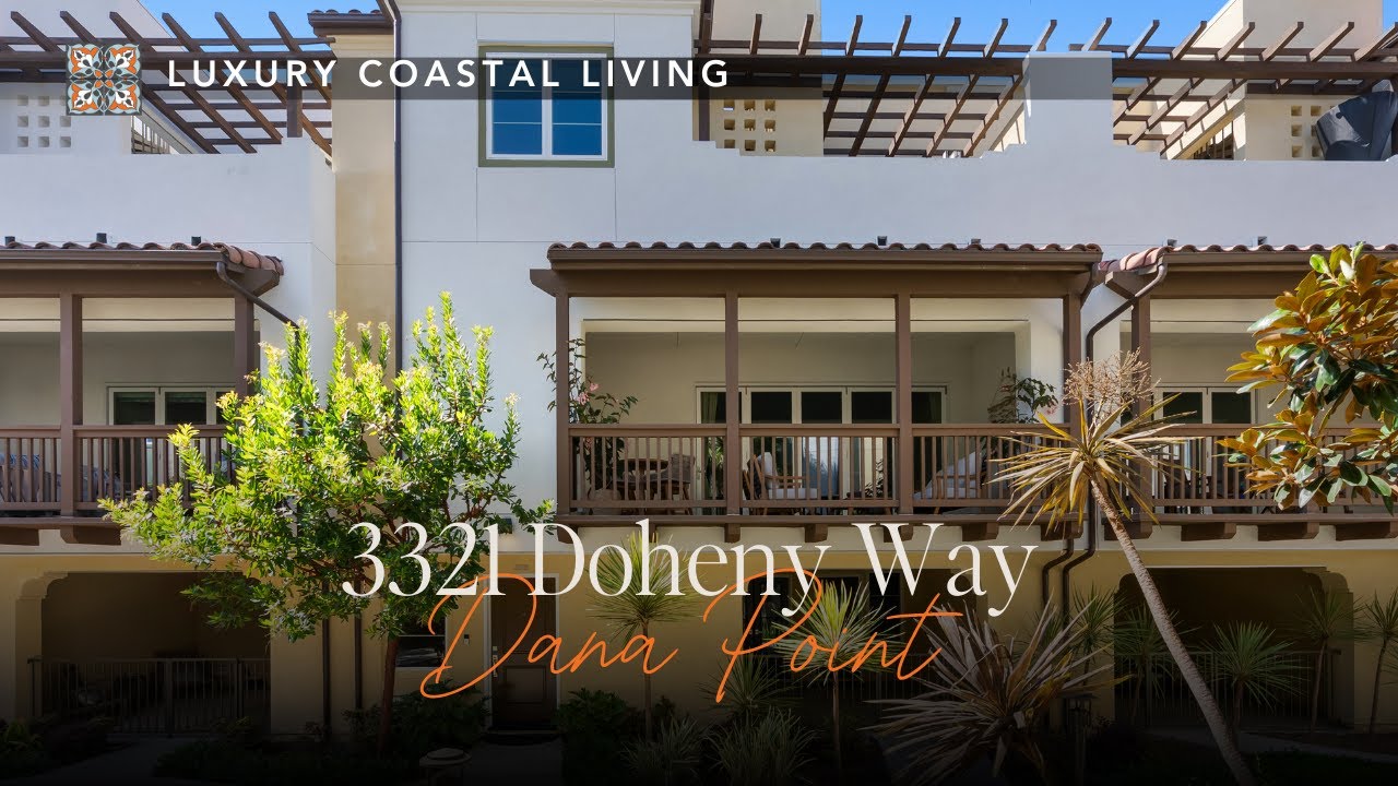 Роскошный прибрежный таунхаус: осмотрите этот дом: 3321 Doheny Way, Dana Point, CA.