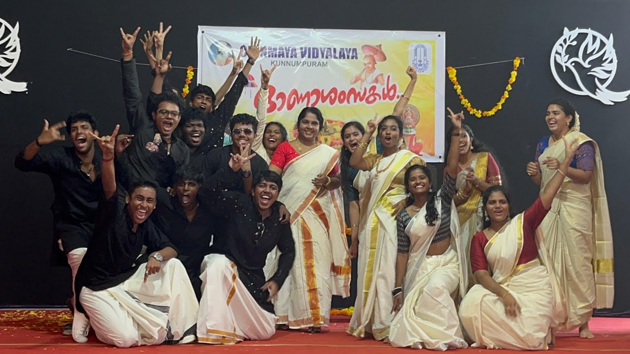 Onam Dance | THARANGAM 2K24 | Chinmaya Vidyalaya Kunnumpuram, Thiruvananthapuram