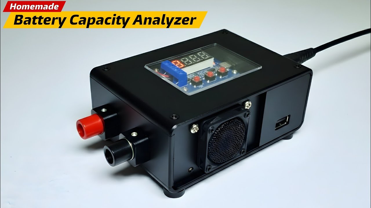 How To Make Lithium Battery Capacity Tester At Home | DIY Battery Capacity Analyzer|Creative Shivaji