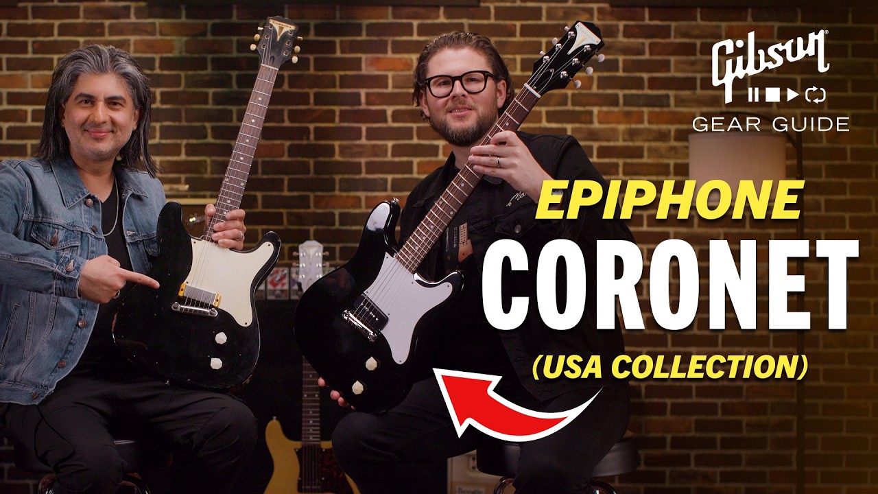 We Compared the NEW Epiphone USA Coronet To A 1958 Prototype!