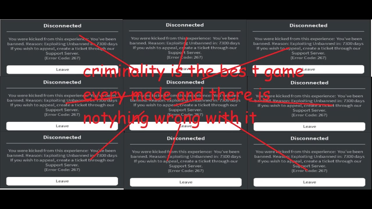 criminality false ban situation