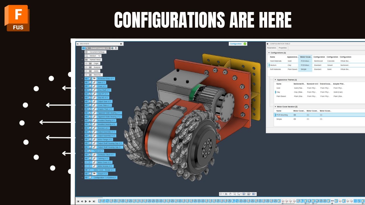 Revolutionize Your Designs with Configurations in Autodesk Fusion