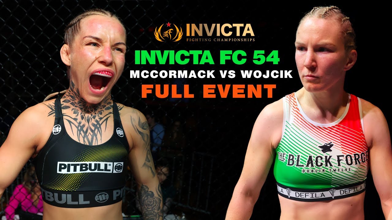 Invicta FC 54 | McCormack vs Wojcik | FULL EVENT REPLAY