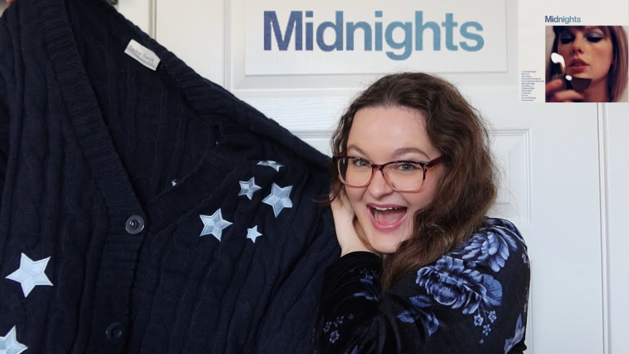 UNBOXING MY MIDNIGHTS TAYLOR SWIFT CARDIGAN