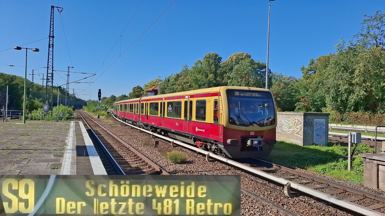 S-Bahn-Berlin:  Abschied der letzten Züge der Baureihe 481 im Retro-Design