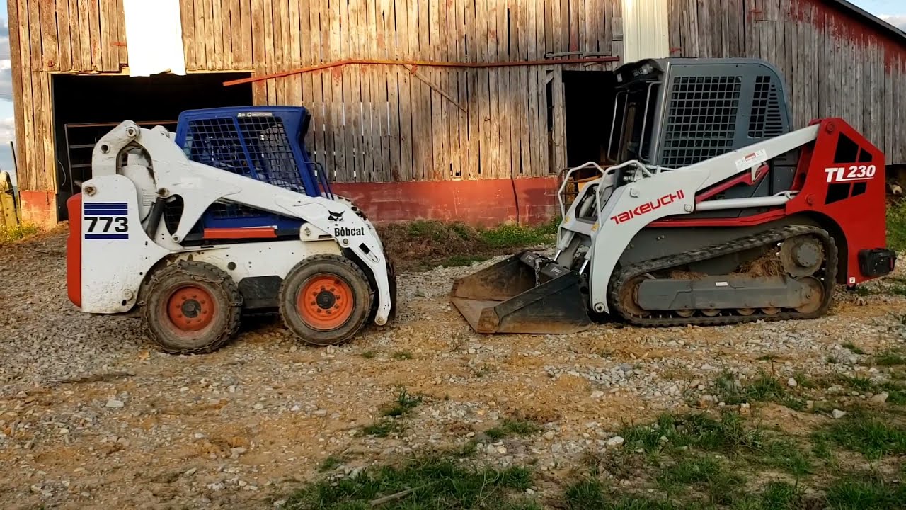 Tires vs Tracks skid steer