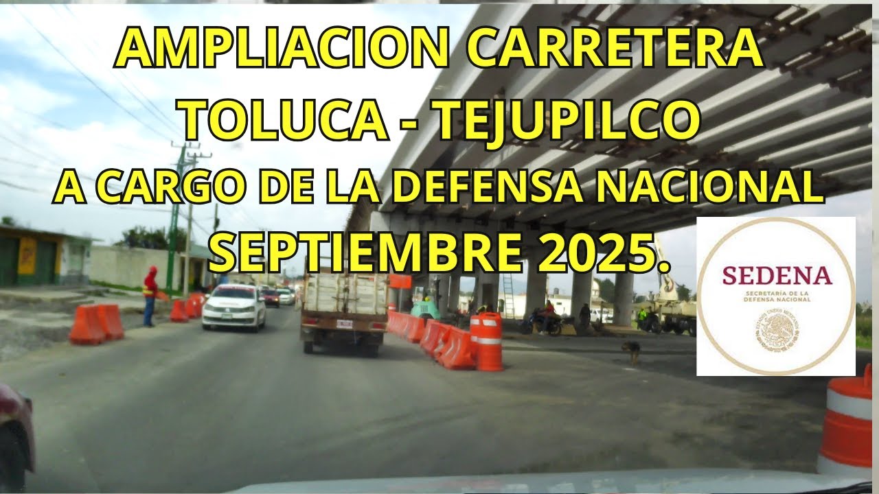 CARRETERA TOLUCA  - TEMASCALTEPEC - TEJUPILCO OBRAS SEPT 2025 PUNTOS DE CUIDADO #toluca  #carreteras