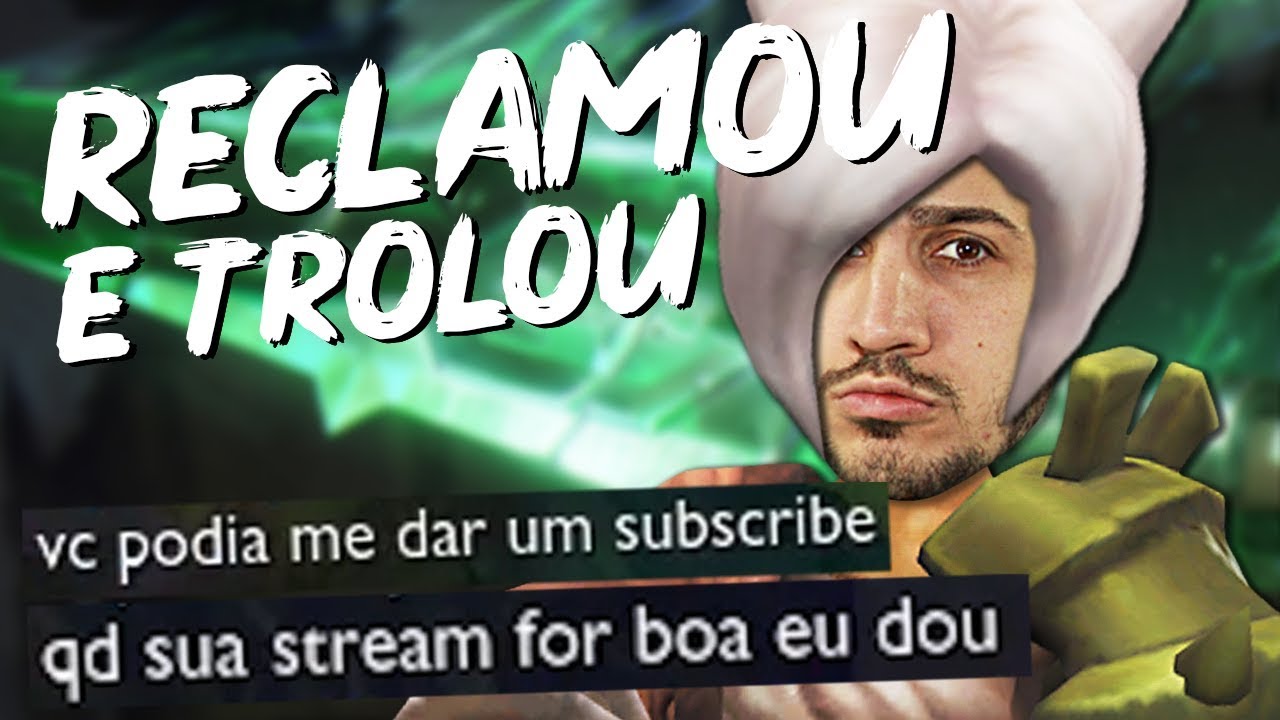 ME DEU HATE E TROLOU! PEGA LEVE AÍ MANO
