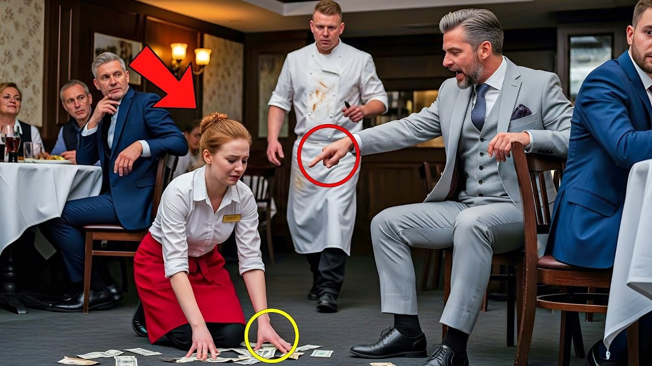 Un Millionnaire Insulte la Serveuse Devant Tout le Monde —Puis le Propriétaire Sort de la Cuisine...