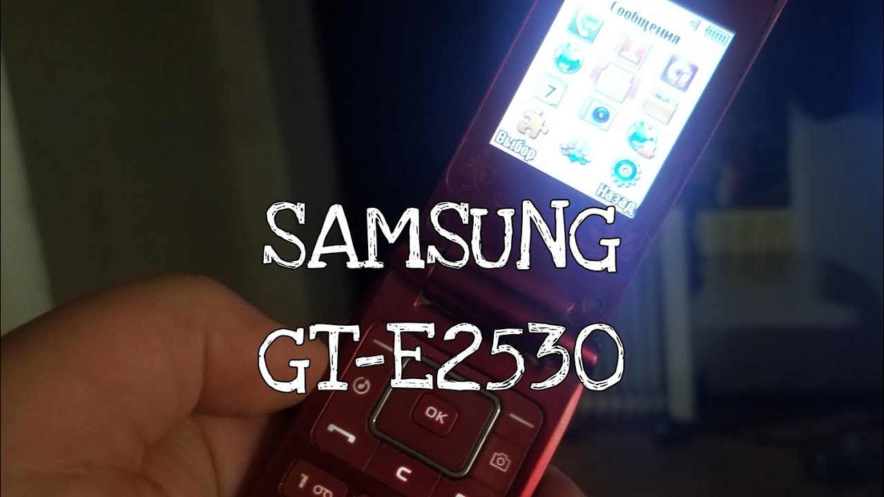 Обзор на SAMSUNG GT-E2530 