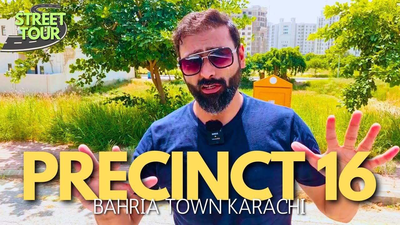 [2024] Let's Go on A Street Tour of Precinct 16 Bahria Town Karachi #bahriatownkarachi