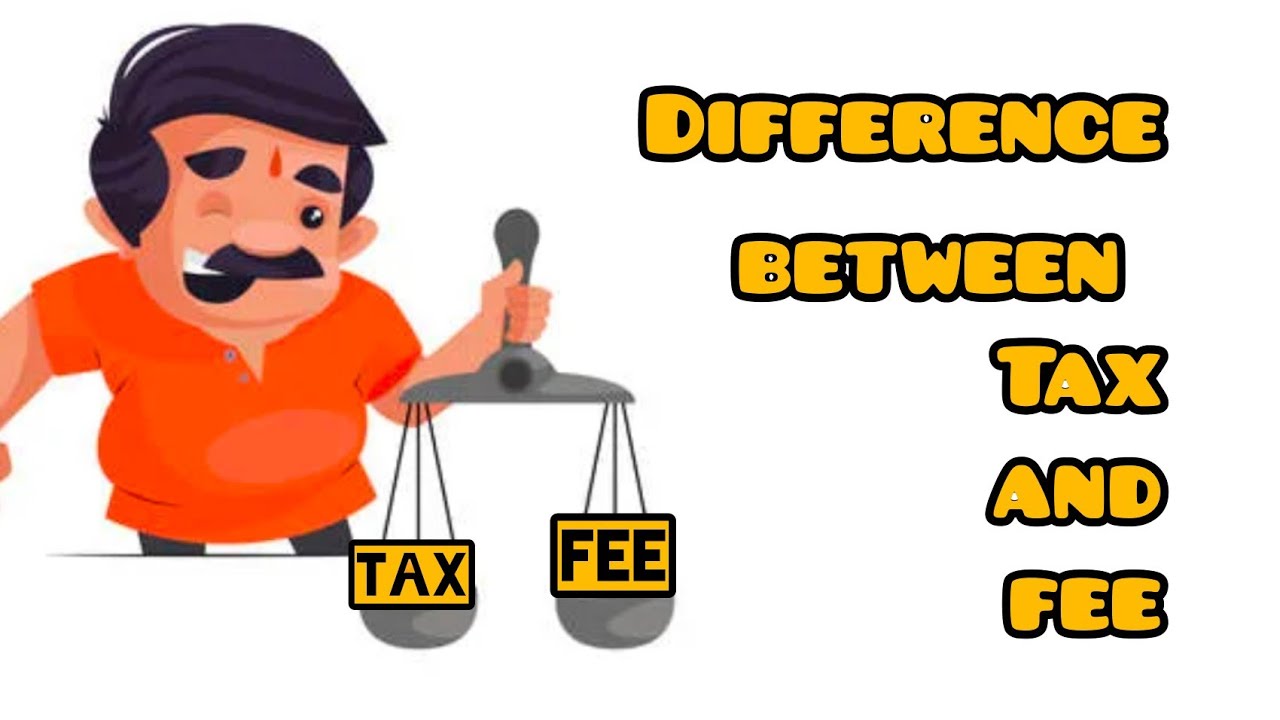 Difference between tax and fee || law of Taxation || ballb and llb
