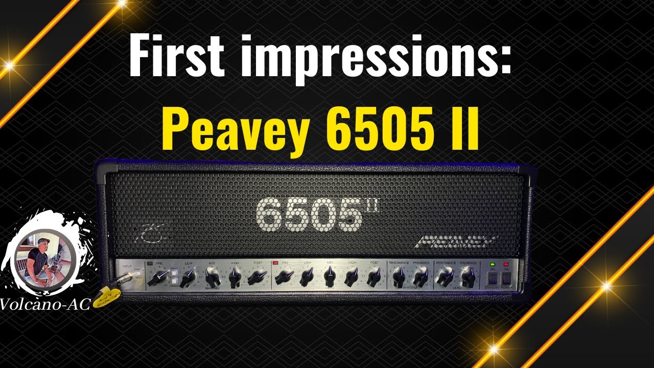 Peavey 6505 II, 120 watts amplifier. First impressions, and not sponsored.