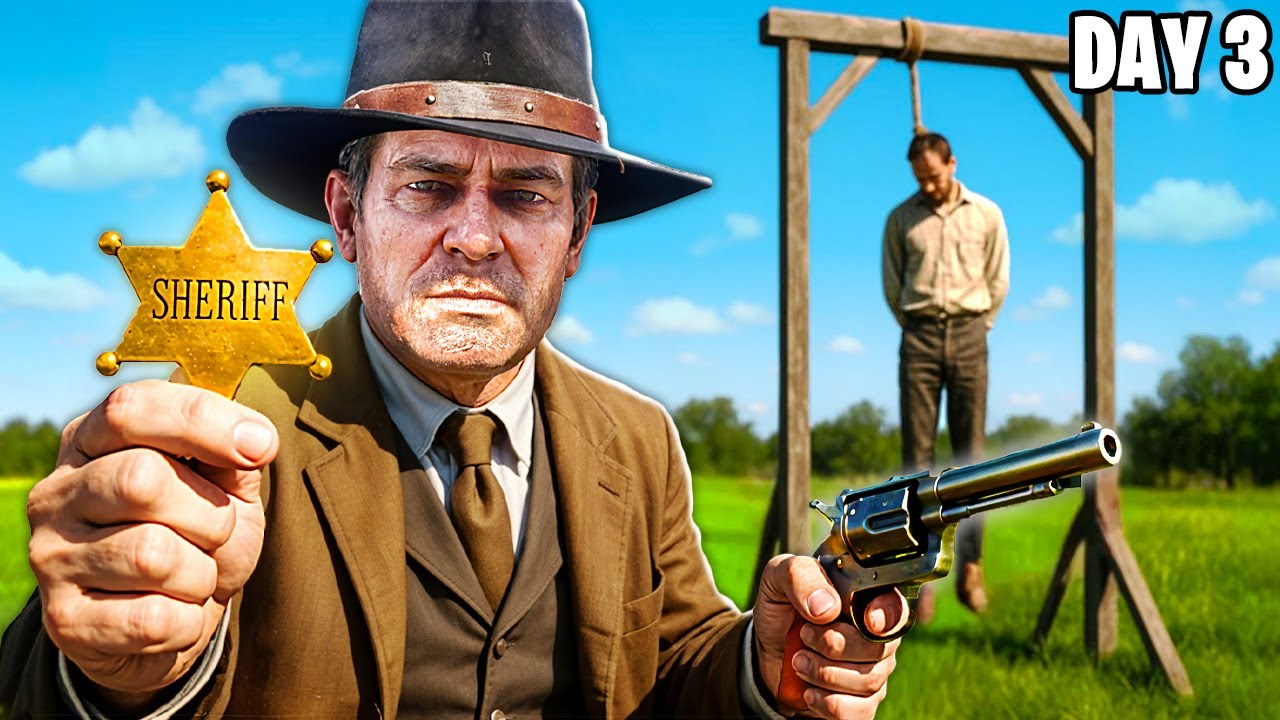 Я прожил 7 ДНЕЙ ЗА ШЕРИФА на ДИКОМ ЗАПАДЕ в RDR 2!