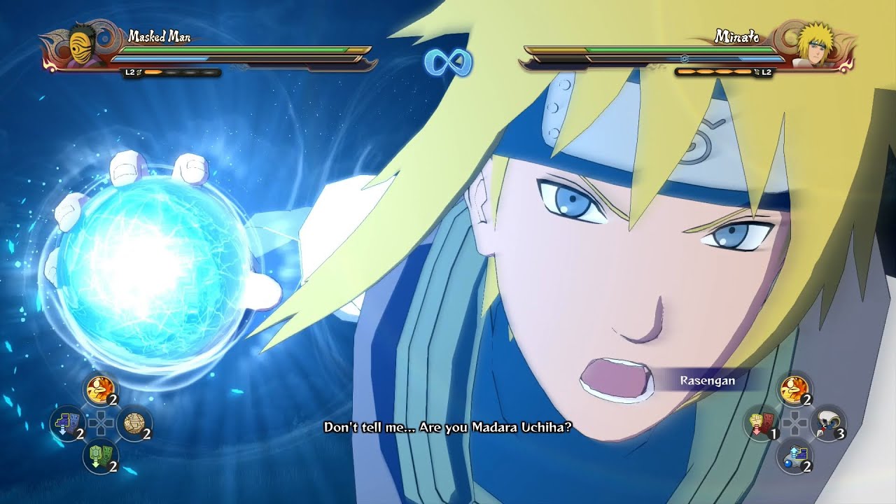 Naruto Shippuden Ultimate Ninja Storm 4 Masked Man Vs Minato Hidden Leaf Assault
