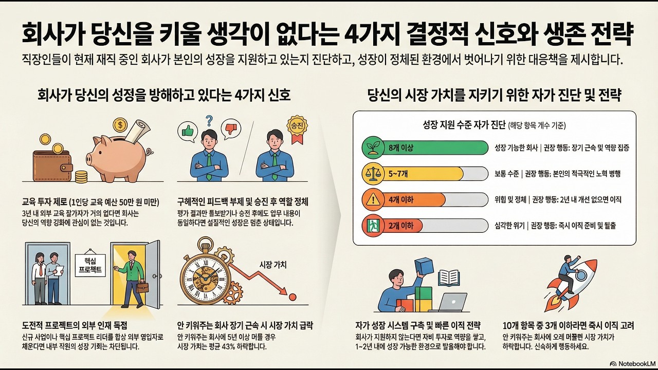 회사가 당신을 키울 생각이 없을 때