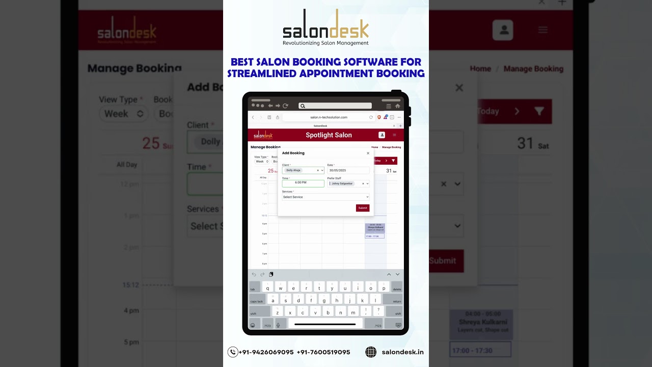 Best Salon Booking Software for Streamlined Appointment Booking | SalonDesk