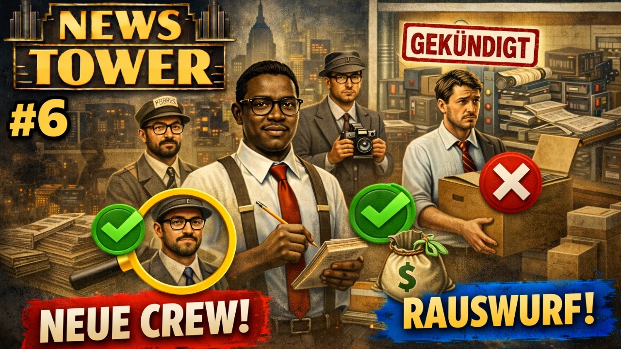 Neue Mitarbeiter rein, Unproduktive raus! | News Tower Folge 6