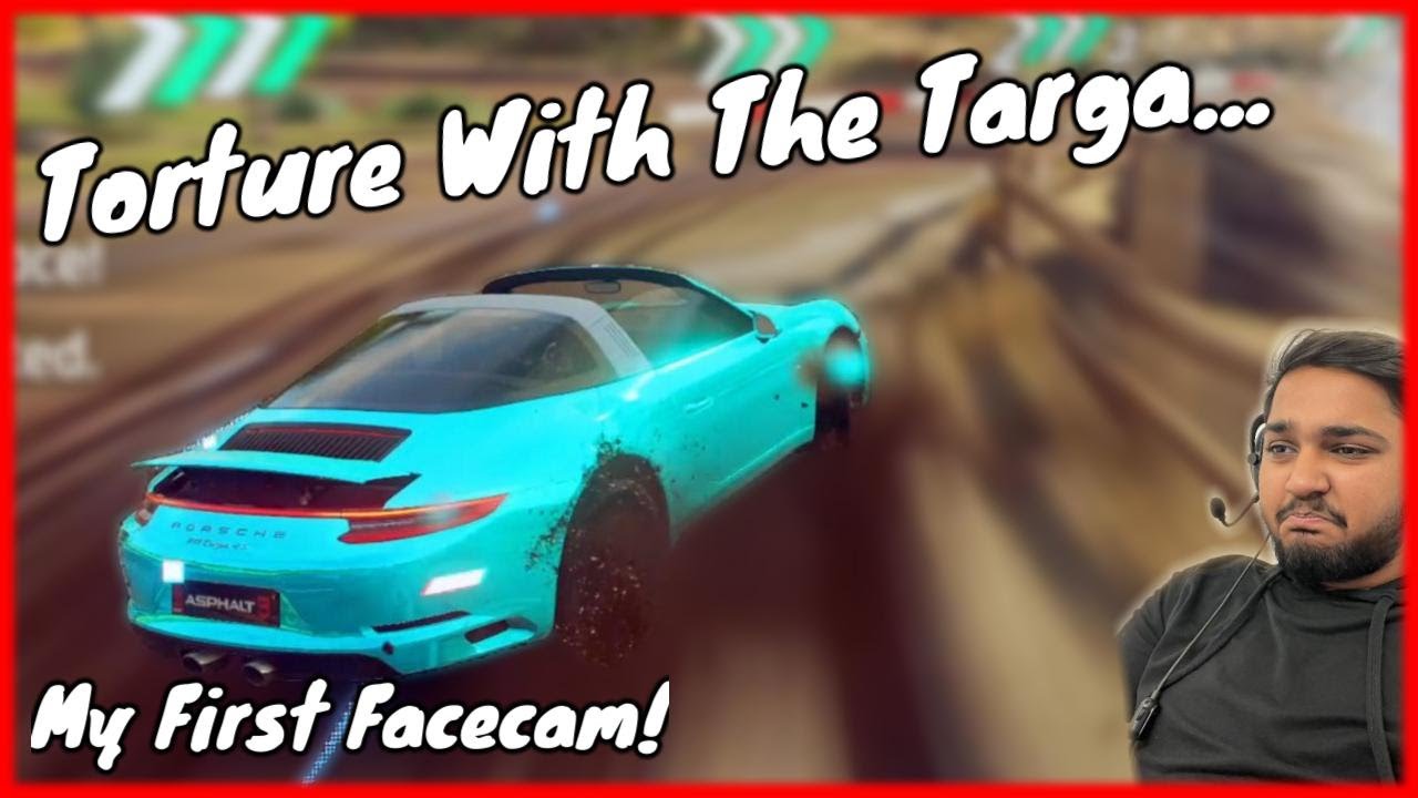 Моя первая камера Facecam! | Asphalt 9 4* Золотой Porsche 911 Targa Мультиплеер