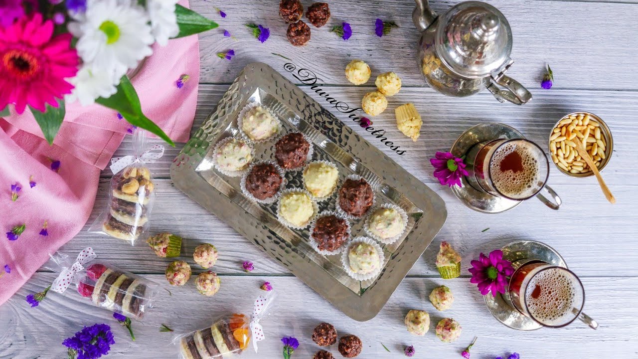 Mignardises chocolat ❤️❤️ حلويات العيد التونسية