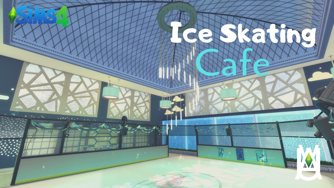 Ice Skating Cafe ⛸❄ [Stop Motion Speed Build] - The Sims 4