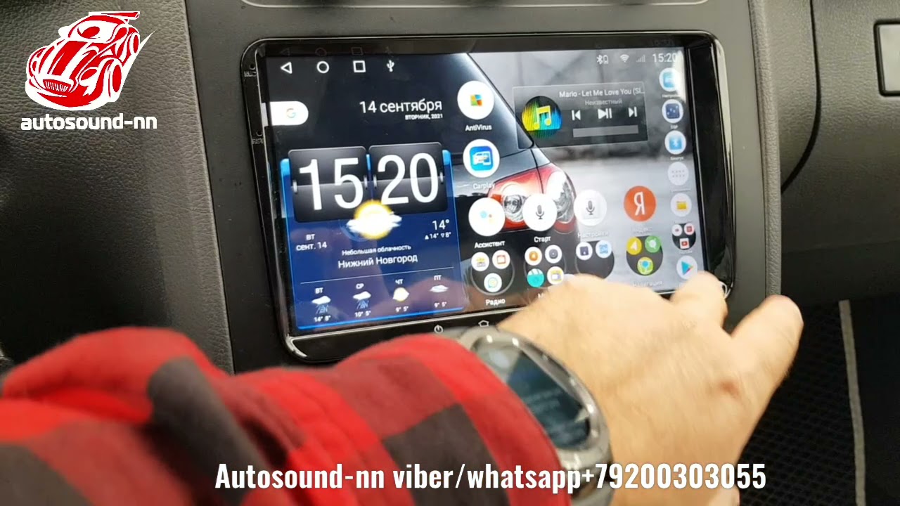 Штатная Магнитола Volkswagen Touran Zhihang 9