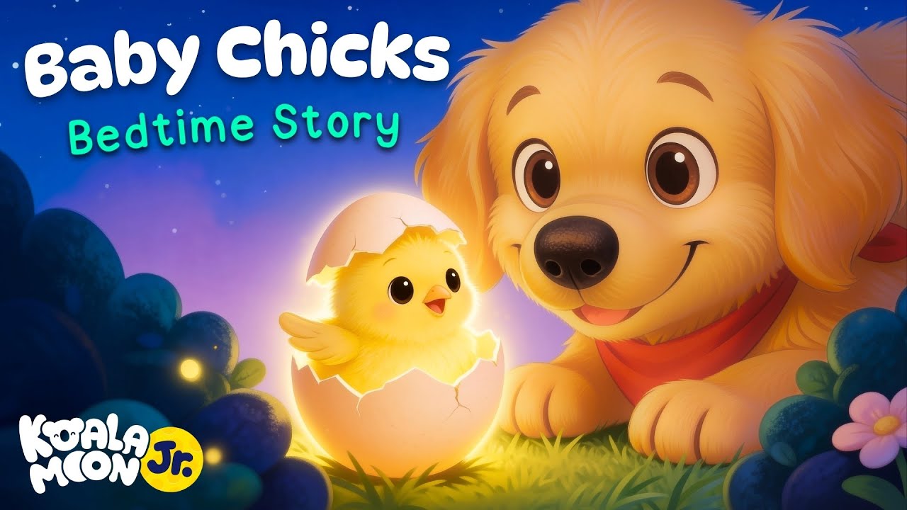 Hatching Baby Chicks 🐣 🐶 Easter Toddler Bedtime Stories🌙 with Baby Sleep Music 💤 Hector & Sunny