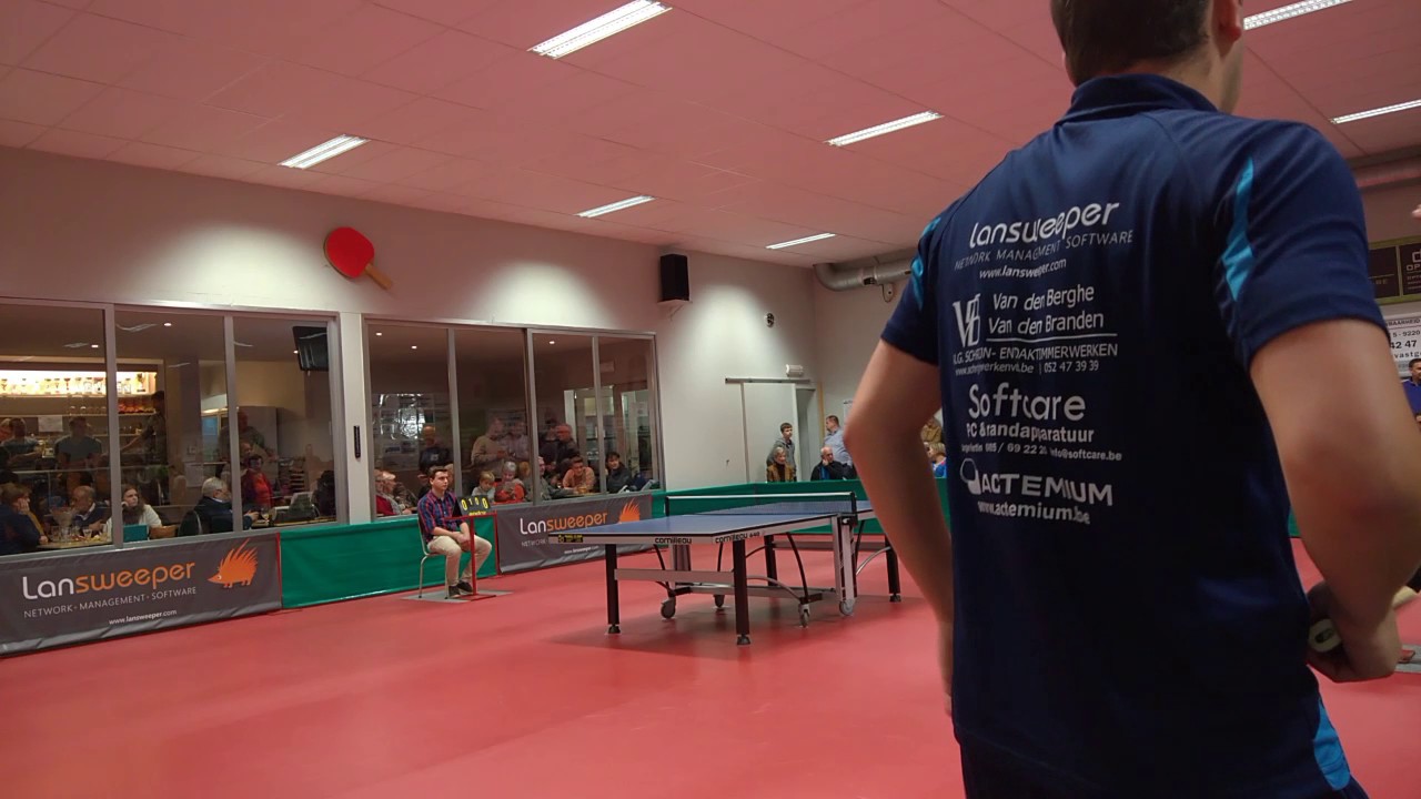 Lansweeper Hamme vs Gullegem : Dominique De Wilde vs Florian Van Acker