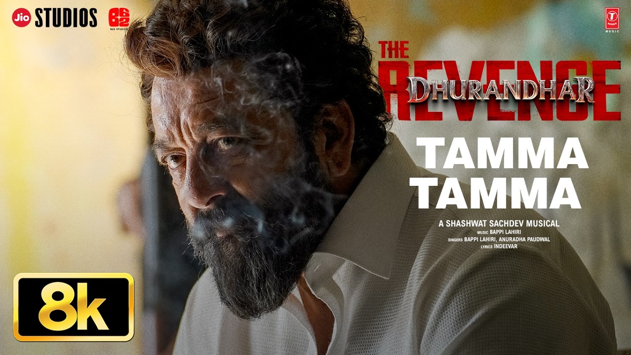 TAMMA TAMMA 8K Video Song | Dhurandhar The Revenge | Ranveer Singh, Sanjay Dutt | Bappi L,Anuradha P