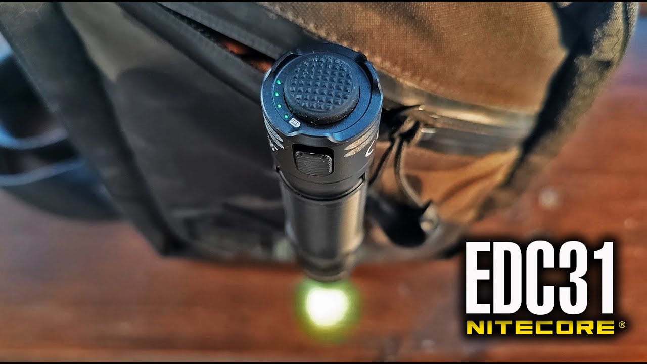 Мощный тактический карманный фонарь Nitecore EDC31@CorcoranALTactical flashlight