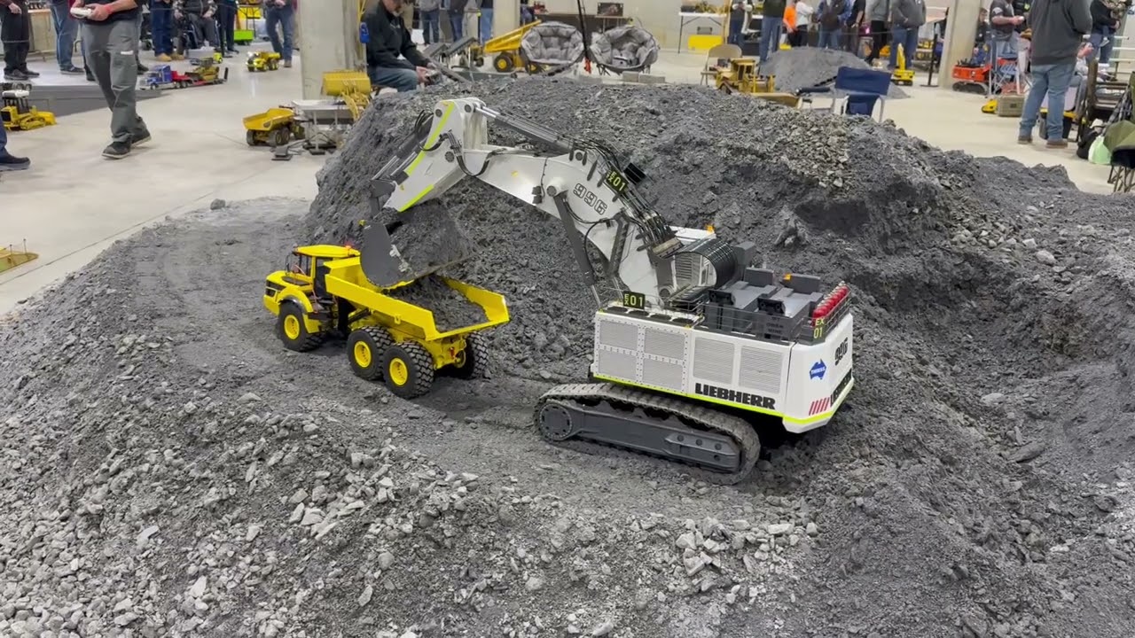 #4 CABIN FEVER 2026 | Mega Machines Liebherr 996 Excavator Volvo A40G ADT Truck Uzaktan Kumandalı RC