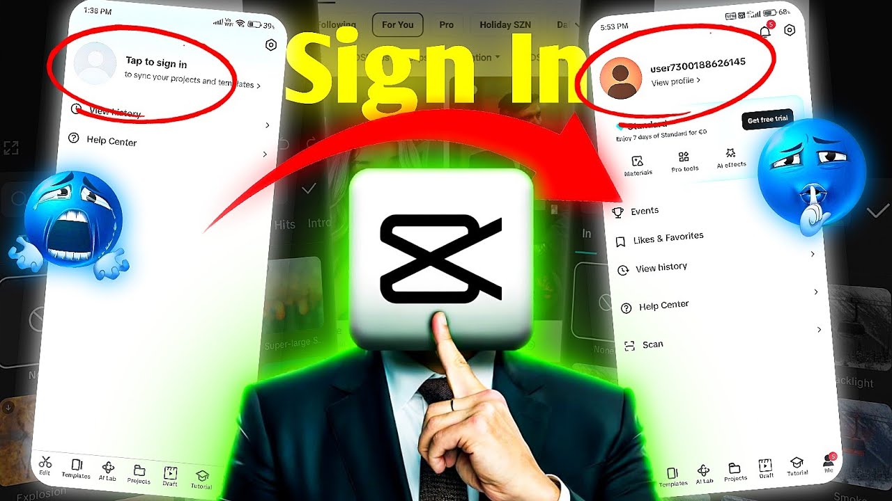 Capcut Mein Id Kaise Banaye 2025 | Capcut Mein Sign Up Kaise Karen 2025 |