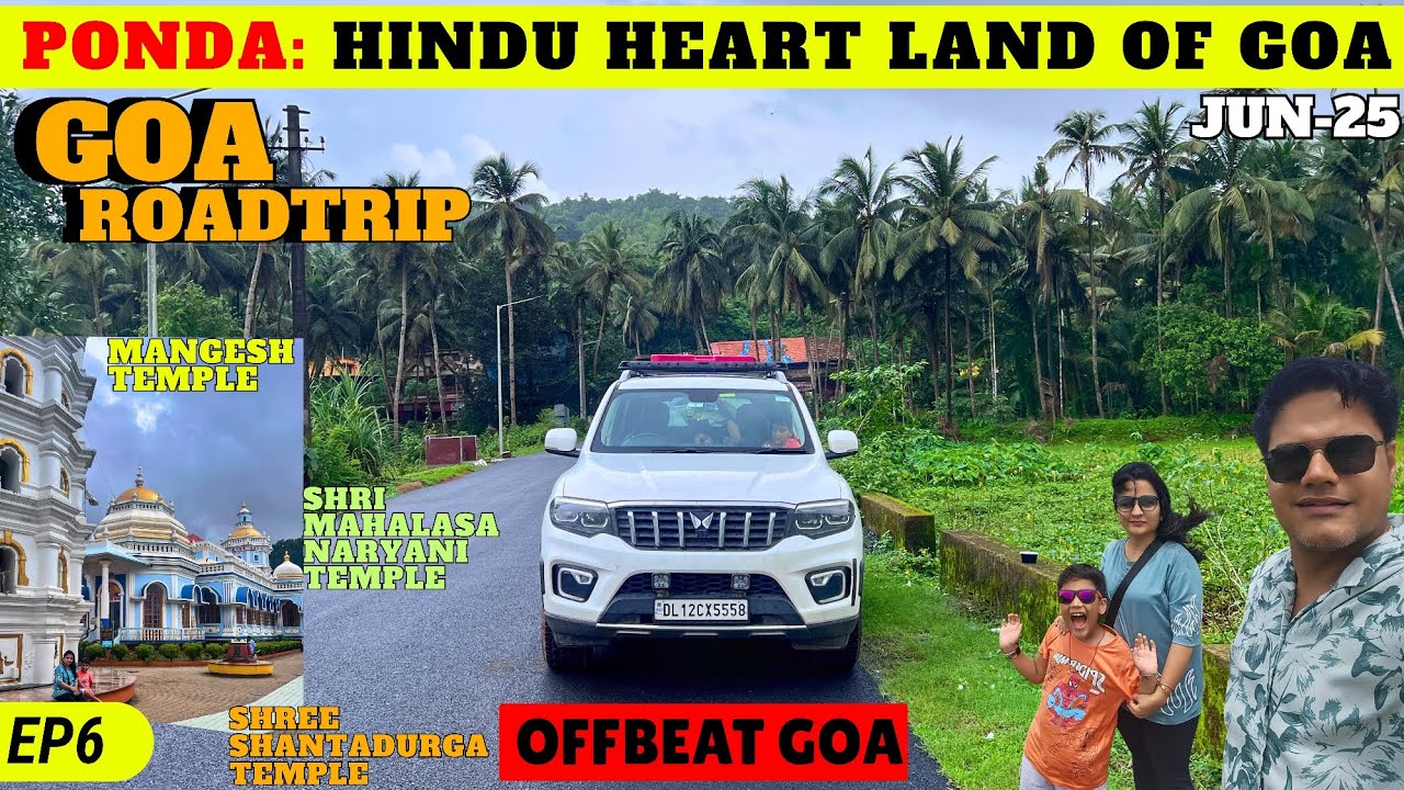 Delhi to Goa by Road | EP6: Ponda: Hindu Heart of Goa Offbeat Goa |  #travelvlog #goa #ponda