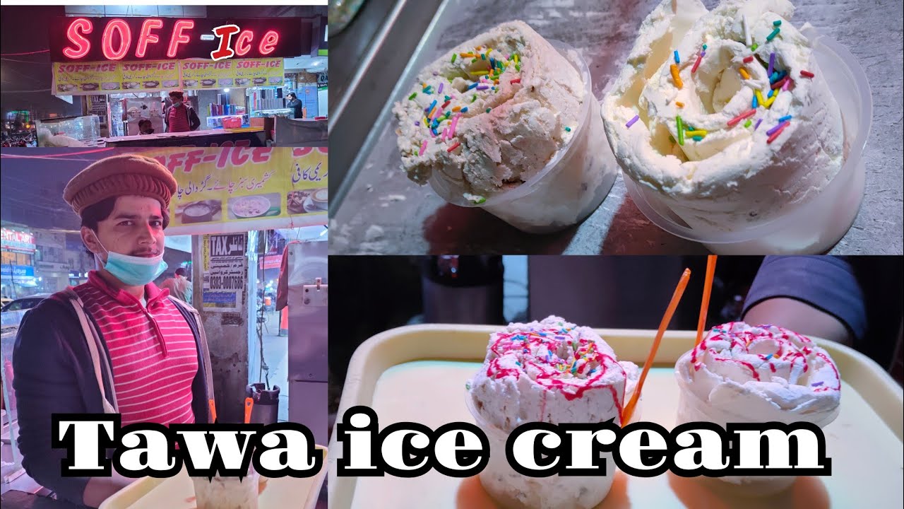 Cold plate ice cream | soff ice cream in Lahore review | Tawa Ice Cream trendy