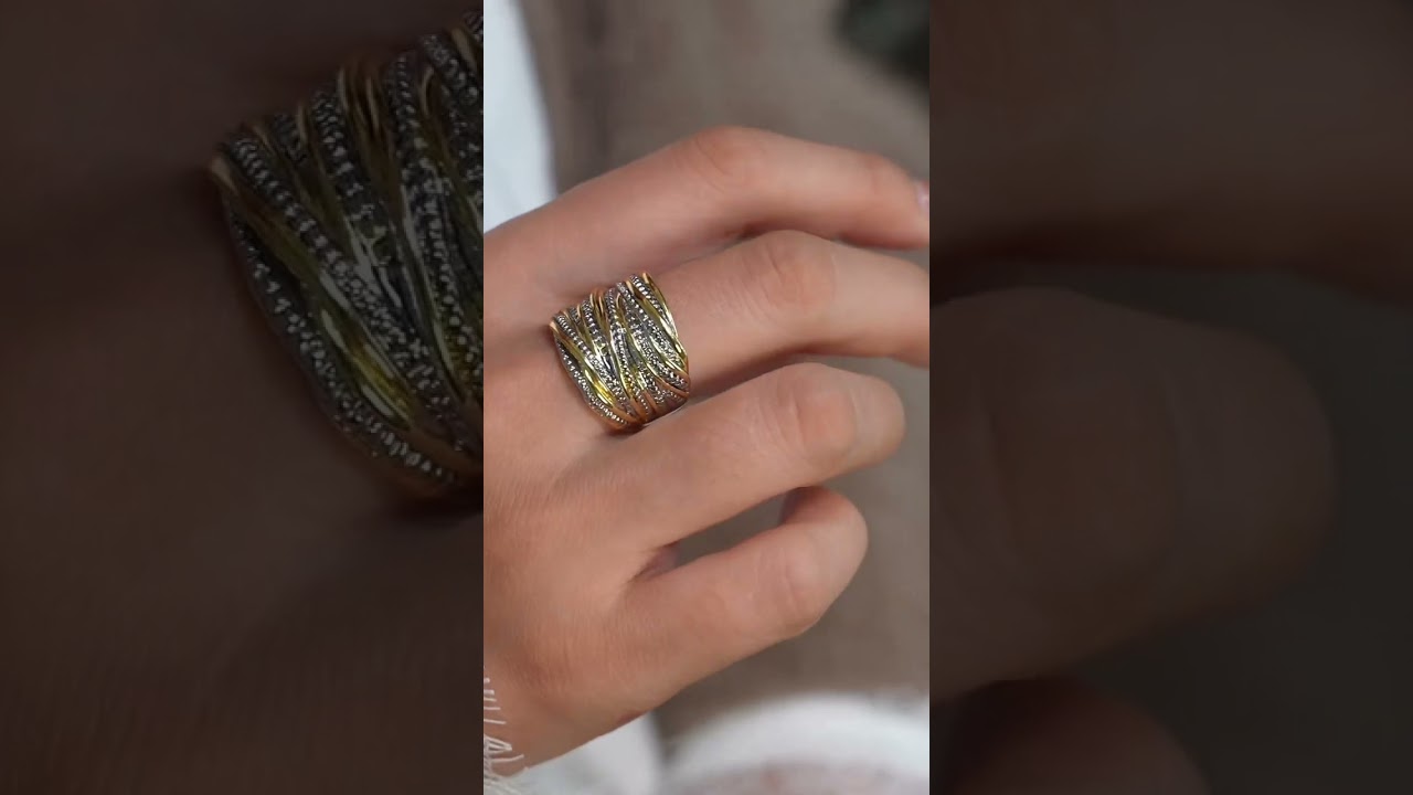 Elegant two-tone rings  #jewellery #fashion