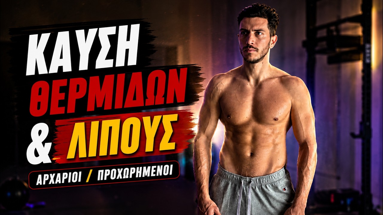 ΚΑΥΣΗ ΘΕΡΜΙΔΩΝ & ΛΙΠΟΥΣ Με Αυτό το Hiit! (Αρχάριοι/Προχωρημένοι)