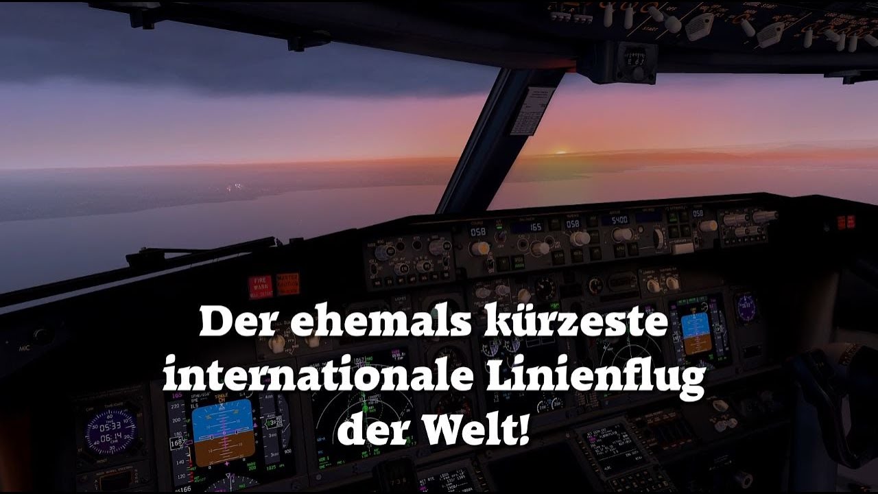 X-Plane: Der ehemals kürzeste Linienflug der Welt