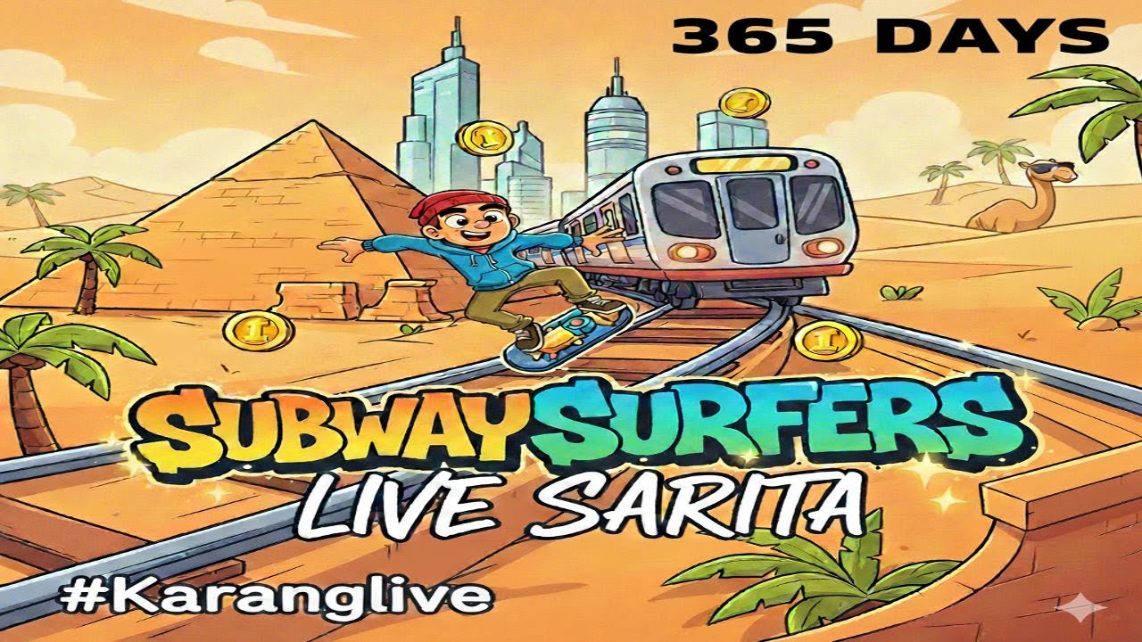 Subway Surfers LIVE Stream Challenge🏃🎮Non Stop Run |World Record Try
