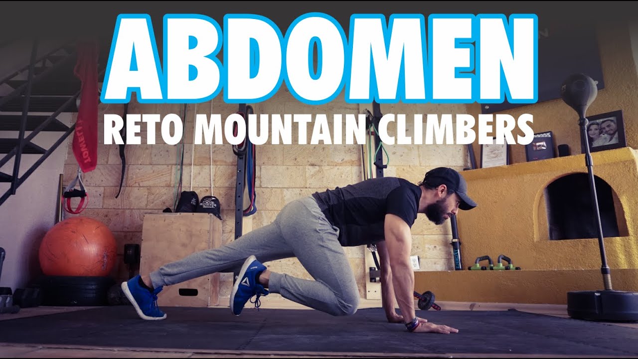 Define tu ABDOMEN con 6 Ejercicios // RETO MOUNTAIN CLIMBERS