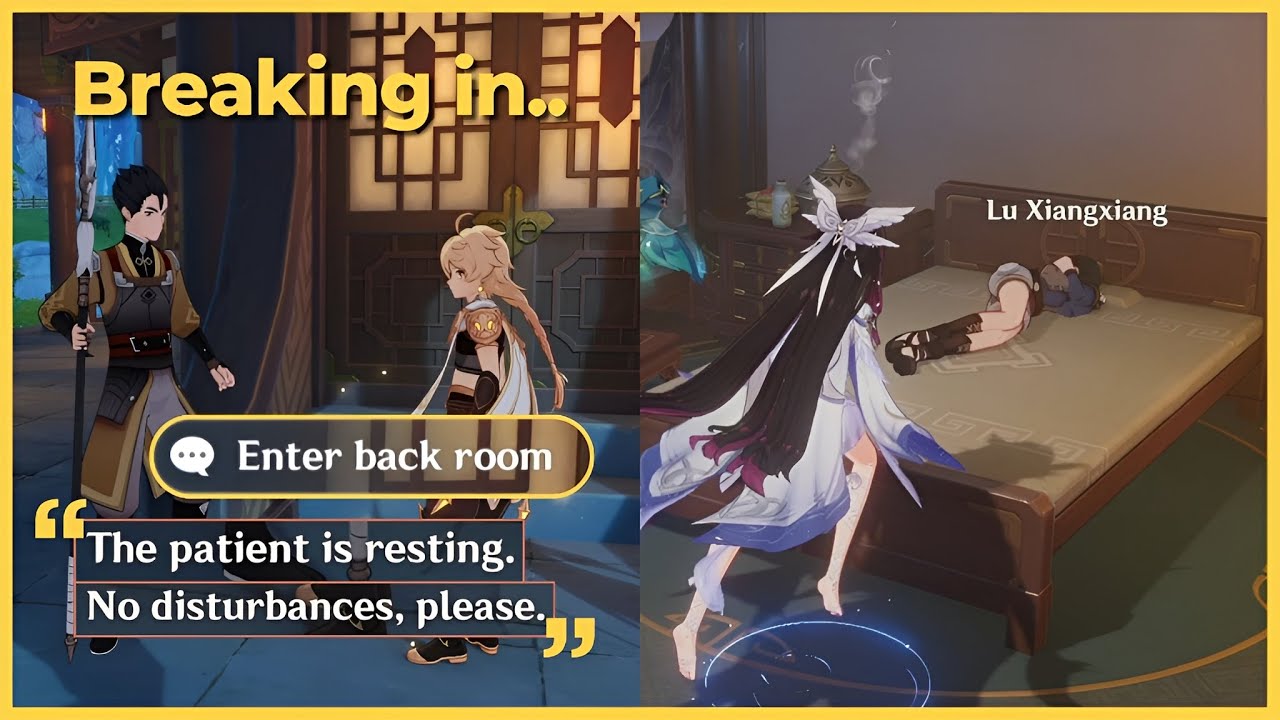 Sneaking Inside Bubu Pharmacy's Backdoor - Lantern Rite | Genshin Impact